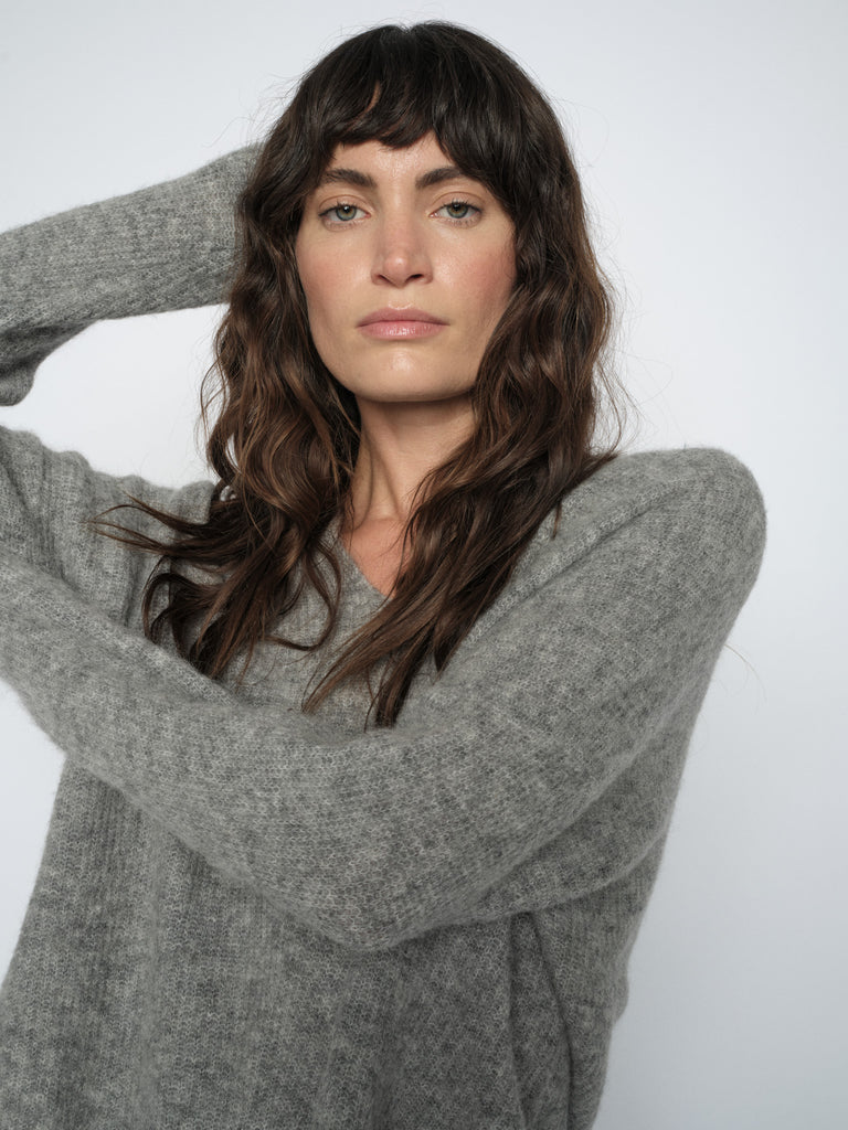 Modelshot / Grey Melange / Detail