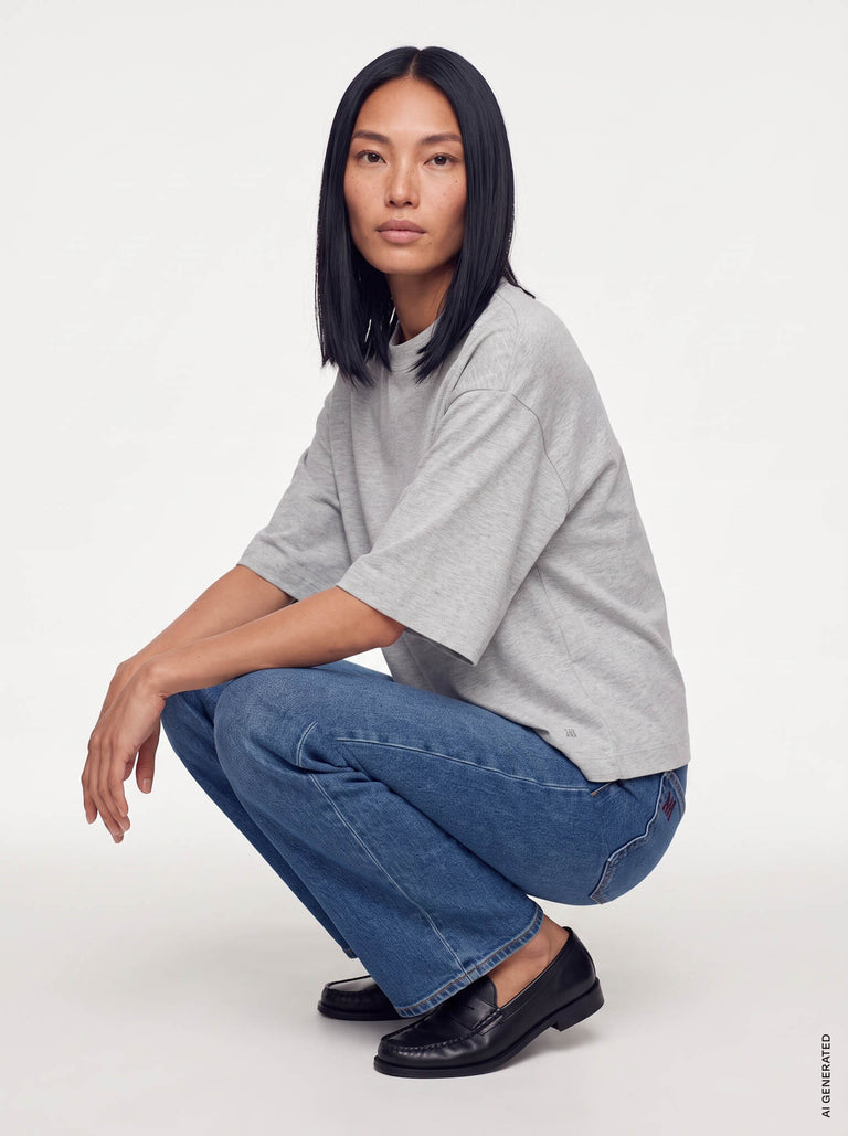 Modelshot / Grey Melange / Detail